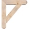 Ekena Millwork Traditional Craftsman Smooth Bracket w/ Offset Brace, Douglas Fir, 7 1/2"W x 32"D x 36"H BKT0806X32X36TRA04SDF - alternate 3